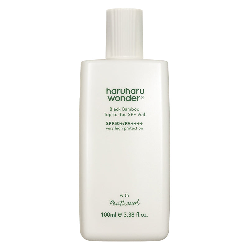 Haruharu Wonder - Black Bamboo Top-to-Toe SPF Veil – Korean-Skincare