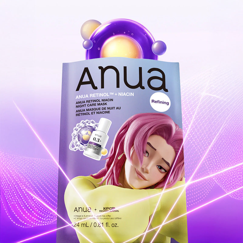 KPop Demon Hunters Retinol Niacin Night Care Mask