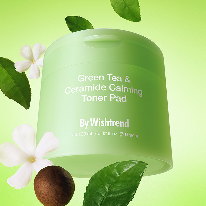 Green Tea & Ceramide Calming Toner Pad