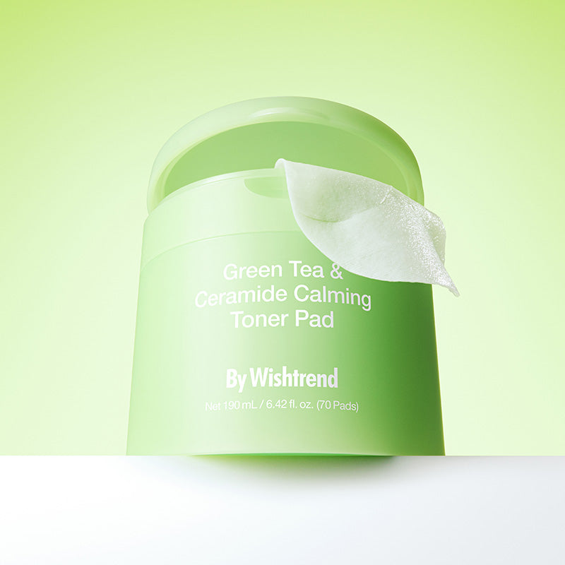 Green Tea & Ceramide Calming Toner Pad