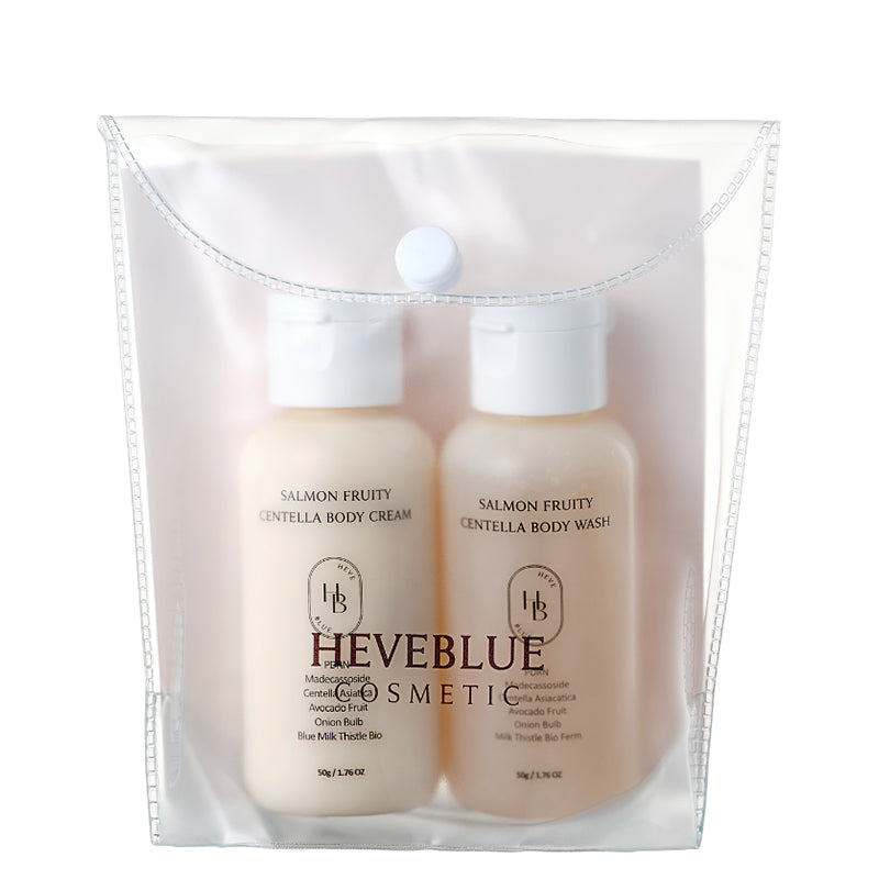 Salmon Fruity Centella Body Travel Kit