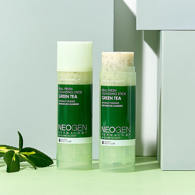 Dermalogy Real Fresh Cleansing Stick Green Tea