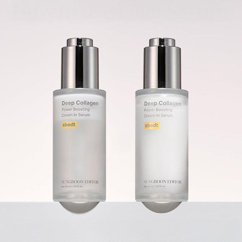 Deep Collagen Power Boosting Cream In Serum