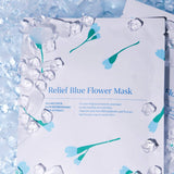 HYGGEE Relief Blue Flower Mask - Korean-Skincare