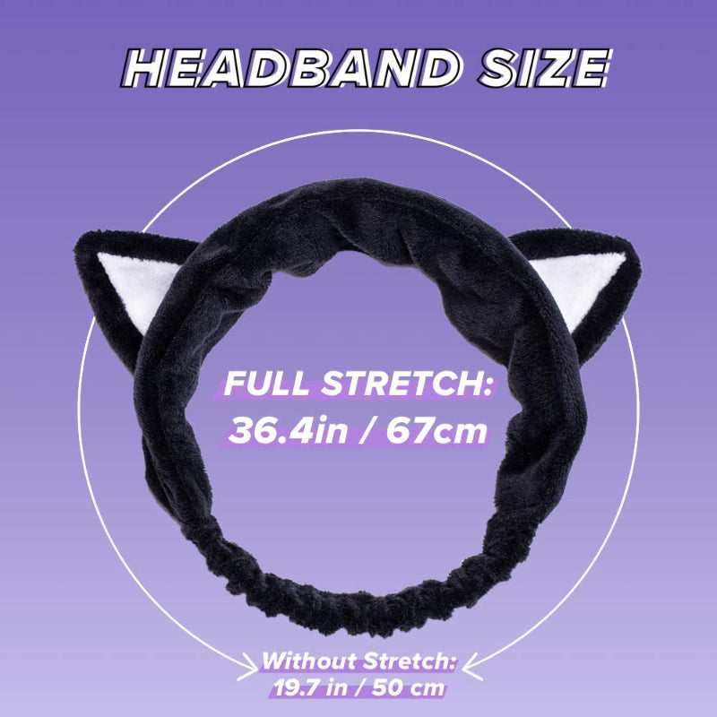  Black Cat Headband - Korean-Skincare
