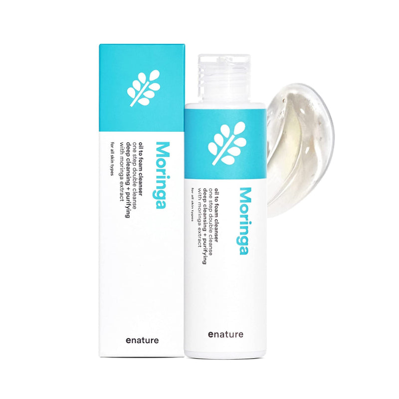  Moringa Oil To Foam Cleanser - Korean-Skincare