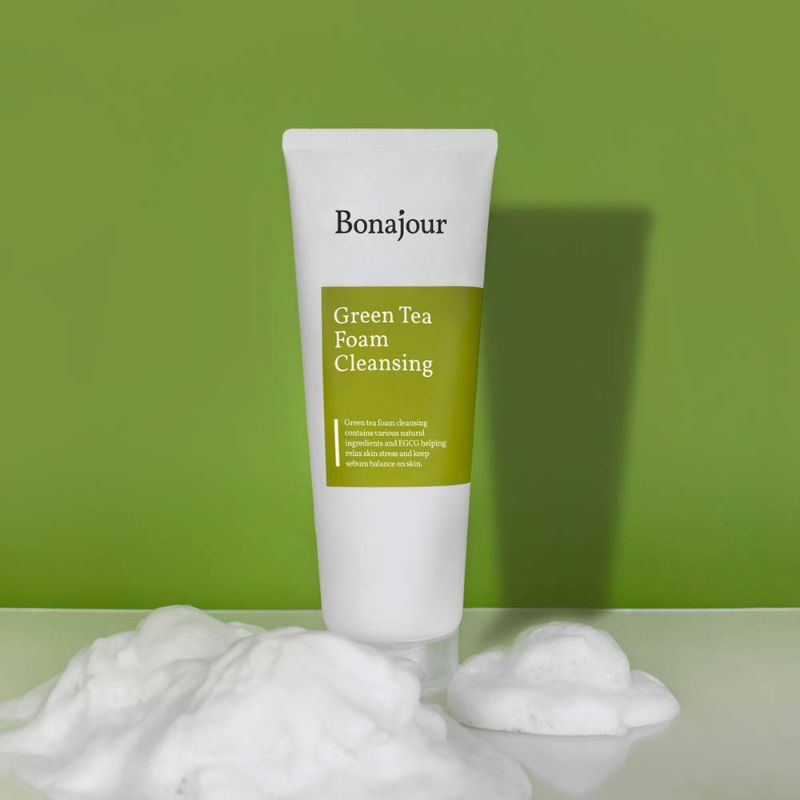 Bonajour Green Tea Foam Cleansing - Korean-Skincare