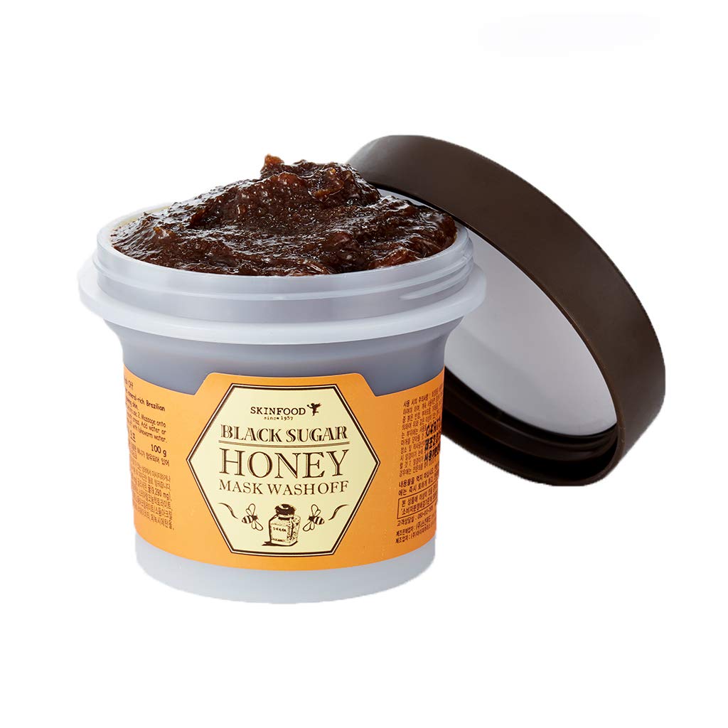 Skinfood Black Sugar Honey Mask wash off - Korean-Skincare