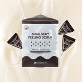Mizon Snail Silky Peeling Scrub - Korean-Skincare